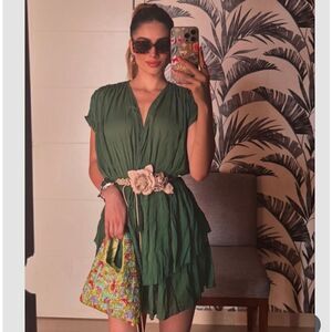 NWT ZARA WRINKLE EFFECT SHORT JUMPSUIT